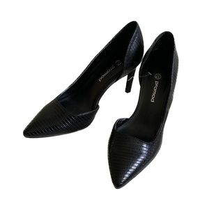 NWOB Promod Snakeskin D'orsay Pumps